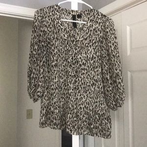 Leopard blouse
